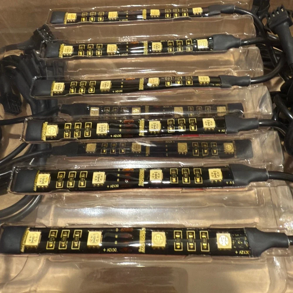 LEDGlow‎ Million Color Mini Motorcycle Lighting Kit 8pc Advanced Remote